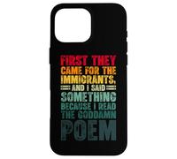 Anti Fascism Civil Courage Freedom Values Historical Quote Case for iPhone 16 Pro Max