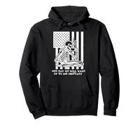Anti Fascism Resist One Day We Will Wake Up to His Obituary Pullover Hoodie