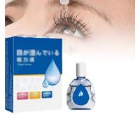 Anti-Fatigue Eye Drops,Eye Care Brightening Solution,Eye Care Liquid,Anti-Fatigue Clear Vision Eye Drops,Eye Brightening Drops(1 Pcs)