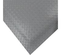 Anti Fatigue Mat Width 130Cm Anti Fatigue Floor Mat Industrial Heavy Duty Standing Mats 20Mm Thick Sponge Base Industrial Floor Mats For Workplace Garage Kitchen Shop Office(Grey2)(130X20Cm)