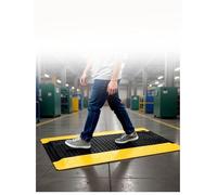 Anti-Fatigue Standing Mat 60x80 cm, Non-Slip Diamond Plate Work Mat for Warehouse, Garage & Public Use, Ergonomic Comfort, Durable Floor Cushion (80x120 cm)