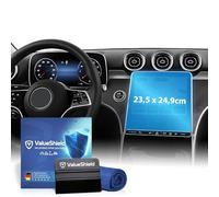 Anti-Fingerprint Matte Screen Protector Suitable for Mercedes C-Class W206/S206 2021-2027: Infotainment 11.9 Inch Touchscreen, Navi - Prevents Reflections and Scratches