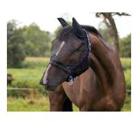 Qhp Fly Mask with Detachable Nose - Extra full · Black