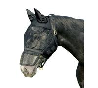 Qhp Fly Mask with Detachable Nose - Pony · Black