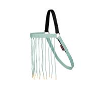 LeMieux Fly Fringe - Use With or Without Bridle or Headcollar - Silicone Dipped Ends - Aqua - Pony