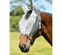 WeatherBeeta ComFiTec Hexi Shield Dual Fly Mask with Headcollar - Silver