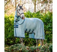 Horseware Ireland Amigo Bug Buster Fly Sheet 6'0" Azure Blue/Navy & Electric Blue