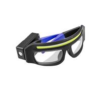Anti-Fog Eyewear With TYPE-C Light 16x8x6 Cm ABS Blue 800 MAh Safety Glasses With Lights Portable Mountain Biking Glasses Multifunctional Eyewear Light For Women Men Work Site Motorcycle Dust Sun