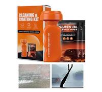 Anti Fog Glass Cleaner, Hydrophobic Auto Window Wipe Kit, Streak Free with Protective Coating, Vehicle Screen Polishing Tissues, Bathroom Door Shine with, Window for Home