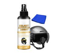 Anti Fog Spray - 100ml Helmet Visor Cleaner, Long Lasting Anti-Fog Solution, Easy Application | Helmet Spray with Towel for Glasses, Goggles, Windscreen, Ski, Snowboard, Schnor
