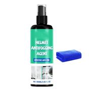 Anti-Fog Spray - 100ml Safe Streak-Free Lens Cleaner, Long-Lasting Anti-Fog Protection Cleaner All-Weather Clarity Assurance | Preventative Spray for Helmet, Hockey, Football, Sports, Rain, Water