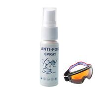 Anti-Fog Spray | 20ml Goggle Anti-Fog Spray for Glasses - Long-Lasting Defogger Eyeglasses Cleaner Cleaning Scratch Remover for Swim, Sunglasses & Bathroom