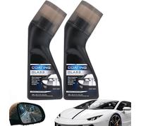 Anti Fog Spray Car Windscreen,Rain Repellent Windscreen,Micromolecular Anti-Fog Coating Wiper,Clear Vision Car Glass Cleaner,Anti Mist for Car Windscreen,Long-Lasting Waterproof Clear Vision (2PC)