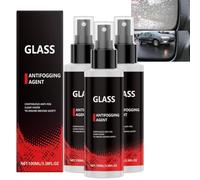 Anti Fog Spray for Car Windscreen Mirror, Car Window Demister, Anti Mist for Cars Windscreen, Water Repellent Spray for Glass, Windscreens Cleaner, Anti Fog Coating Agent, Long-Lasting Clarity (3PC)