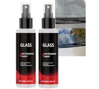 Anti Fog Spray for Car Windscreen Mirror, Windscreen Demister for Mirror, Water Repellent Spray for Glass, Windscreen Cleaner, Anti Fog Coating Agent, Car Defogger for Windshield, Fast Acting (2)
