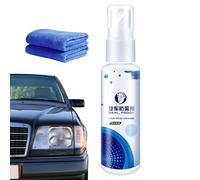 Anti Fog Spray for Glasses - Car Glass Anti-Fog Spray with Towel - Long-Lasting Rainproof Defogger for Clear Vision Driving Winter Weather