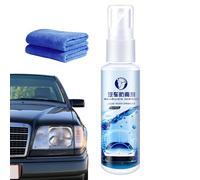 Anti Fog Spray for Windshield - Car Windshield Defogger with Towel - Rainproof Agent for Window Mirror Exterior Interior Winter Weather Driving Outdoor