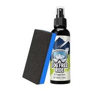 Anti Fog Spray - Glasses Defogger Solution, 100ml Long Lasting Formula, Includes Cleaning Sponge | Clear Vision For Swimming Skiing Diving Cold Weather Daily Wear