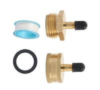 Anti Freeze Plumbing Blow Out Fitting Erosion Resistant Brass Multipurpose Brass Water Pipe Air Valves for Vehicle Garden Hose Antifreeze Fitting