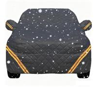 Anti Freeze/Snow Car Cover Compatible With Lincoln Aviator 2019-2024, Thicken Outdoor Waterproof Winter Full Car Covers Windproof Exterior Padded Vehicle Blanket(Black)