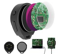 Anti-Funnel Microscope Magnifying Glass, 10/13/15x Mini Coin Magnifier with White&Ultraviolet Light, 3in1 Jewelers Loupe, One-Click Recording of Photos and Videos, Compatible Windows Mac Os (Black)