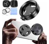 Anti-Glare Magnetic Phone Filter, Antiglare Magnetic Phone Filter, Professional 52mm Polarizing Filter, Foldable Portable Polarizing Lens Attachment, Reduces Reflections Enhances Colors (1PCS)