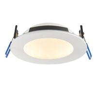 Anti-Glare Recessed IP65 Ceiling Downlight - 12W CCT LED - Matt White