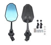 Anti Glares Motorcycle Rearview Glass Broad Field Of View Shockproof Construction Easy Mounting Motorcycle Rear View