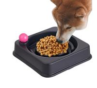 Anti-Glutton Dog Bowl - Interactive Anti-Skid and Anti-Choking Pet Bowl | Slow Eating Dish for Puppy and Cat - for Dorm, Apartment, Bedroom, Living Room, Balcony