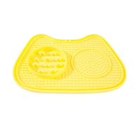 Anti-Glutton Feeder for Cats - Slow Feeding Bowl for Cats | Interactive Anti-Choking Bowl with Small Suction Cups - Indoor Anti-Glutton Licking Mat for Cats for Yogurt Strips