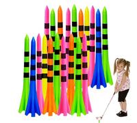 Anti- Golf Tees Set - 20PCS 70mm/83mm Durable 5-Prong Head Golfing Tees | Thicken Professional Golf Tee Pack For Beginners, High Launch Drives, And Reduced On The Tee Box