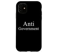 Anti Government Anarchist Libertarian Activist Anarchy Flag Case for iPhone 11