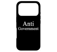 Anti Government Anarchist Libertarian Activist Anarchy Flag Case for iPhone 17 Pro
