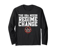 Anti Government Regime Change No Kings Long Sleeve T-Shirt