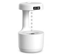 Anti-Gravity Humidifier for Bedroom, 800ml Cool Mist Humidifier | Mini Water Drop Diffuser with Quiet Operation for Bedside, Living Room, Home Office and Other Small Indoor Spaces