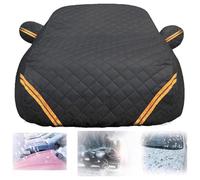 Anti-hail Car Cover Compatible With MG MGB Roadster, Outdoor Waterproof Breathable Scratch Proof Reflective Full Covers(Black)