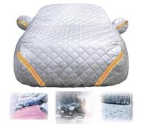 Anti-hail Car Cover Compatible With Skoda Rapid Spaceback 2014-2020, Outdoor Waterproof Breathable Scratch Proof Reflective Full Covers(White)