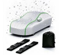 Anti-Hail Car Cover for Alpine A110 S， | Waterproof, UV Protection, Driver-Side Zip, Windproof Straps, Storage Bag, Fits SUV Saloon Hatchback Coupe