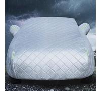 Anti-hail Car Cover for Audi A4 Cabriolet 2002-2008 Car Cover Waterproof Breathable Rain Dust Sun Protection with Reflective Strips (Silver)