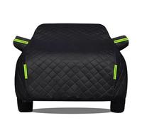 Anti-Hail Car Cover for Jee p Wrangler 4 Tur 2006 Hail Protector Car Covers with Reflective Strips,Oxford Cloth Thickened Protection with Windproof Rope Anti-Rain and Snow, for All Seasons(Black)