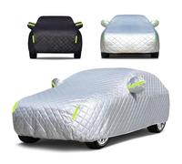 Anti-Hail Car Cover for Kia EV6 GT-Line, Full Car Covers Waterproof Breathable Large Protector Garage with Anight Reflection Stripes UV Resistant, All Weather(Silver,for Kia EV6 GT-Line)