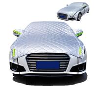 Anti-Hail Car Cover for MG Midget Convertible,Five-Layer Thickened, Effective Hail Protection, Half Car Cover, Easy to Use, Windproof Rope