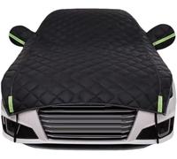 Anti-Hail Half Car Cover Compatible With TVR Griffith 4.2i 1991-1993| Thickened Top Windshield Covers Breathable Snow Rain Sun UV Protection(4)