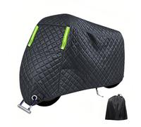 Anti-Hail Motorcycle Cover For Honda Phantom (TA200), Soft-lined motorbike rain covers for outdoor safe storage with lock hole All-weather for wind, snow, and dust