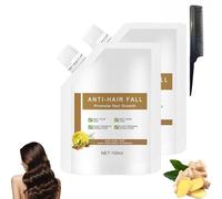 Anti-Hair Fall Hair Loss Shampoo,Anti Hair Loss Shampoo,Promote Hair Growth Shampoos,Ginseng Ginger Hairs Growth Shampoos,Rich in Various Plant Extracts (2 Pcs)