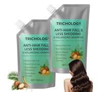Anti Hair Fall Shampoo for Women, Volumizing Shampoo, Botanical Formula Adds Shine, Less Shedding, Oil Control and Scalp Nourishment Care, Strengthens Roots, Promotes Hair Growth, 300ML (2PC)