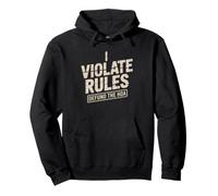 Anti Hoa Homeowner Proud Rule Violator Yard Freedom Rebel Pullover Hoodie