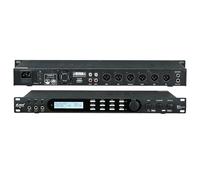 Anti-howling Digital Audio Processor For Ktv & Stage, Feedback Suppressor With Remote Control, 4 Mic Inputs, 16 Preset Effects, Usb Computer Connection, For Stage, Ktv