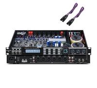 Anti-Howling Feedback Frequency Shifter, Professional Digital Pre-stage Effector, with LCD Screen, Multi-Mode Reverb Adjustment, for KTV, Performances or Home Entertainment