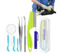 Anti-ical Set - Portable Extractor, Effective Tweezers | Lightweight Dissolving Tool for Animals, External Use, Dog, Cat, Hygienic Accessories, Reliable Protection Garden Hiking